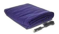 Road Pro 12 Volt Heated Electric Fleece Blanket, RPHB-70SG, RPHB-110DB