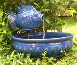 Creative Energy Technologies Inc: Blue Solar Fish Fountain