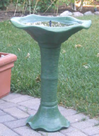 Creative Energy Technologies Inc: Japanese Tea Garden Solar Birdbath