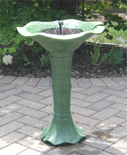 Creative Energy Technologies Inc: Japanese Tea Garden Solar Birdbath