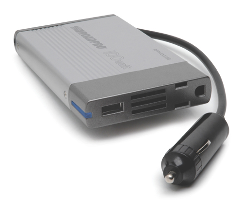 Creative Energy Technologies Inc: 100 Watt DC to AC Power Inverter With USB Charging Capabilities