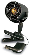 Creative Energy Technologies Inc: RoadPro, RPSC-857, 12 Volt DC Variable Speed Tornado Fan with Removable Mounting Clip