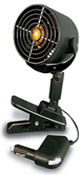 RoadPro RPSC-857, 12 Volt DC Variable Speed Tornado Fan with Removable Mounting Clip