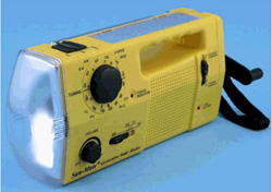Multi-Band Radio with Light, Generator and Solar AM/FM/TV/Shortwave Radio with Flashlight and Siren