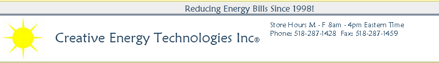 Creative Energy Technologies Inc Lowering energy costs to the commercial, residential and industrial sectors since 1998.