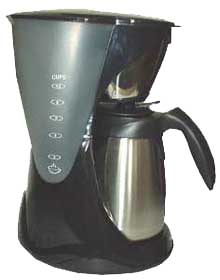 Creative Energy Technologies Inc: RoadPro, MSS-853CM, 12 Volt Stainless Steel 10 Cup Coffee Maker