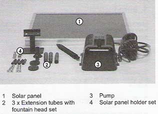 Solar Deluxe Pond Pump - plug and play system