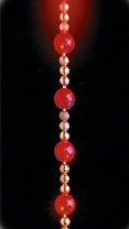 Creative Energy Technologies Inc: LED Red Christmas Lighted Bead Garland