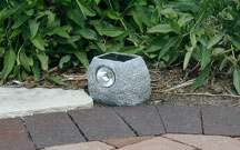 Solar Powered Rock Pathway Light 