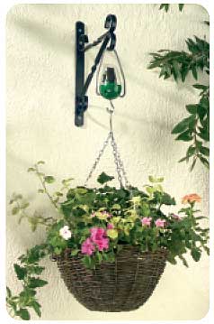 Solar Powered Hanging Basket Rotator