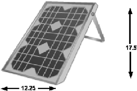  Creative Energy Technologies Inc: Component Dimensions For Natural Light Solar Powered Attic Fans