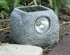 Solar Powered Rock Pathway Light 